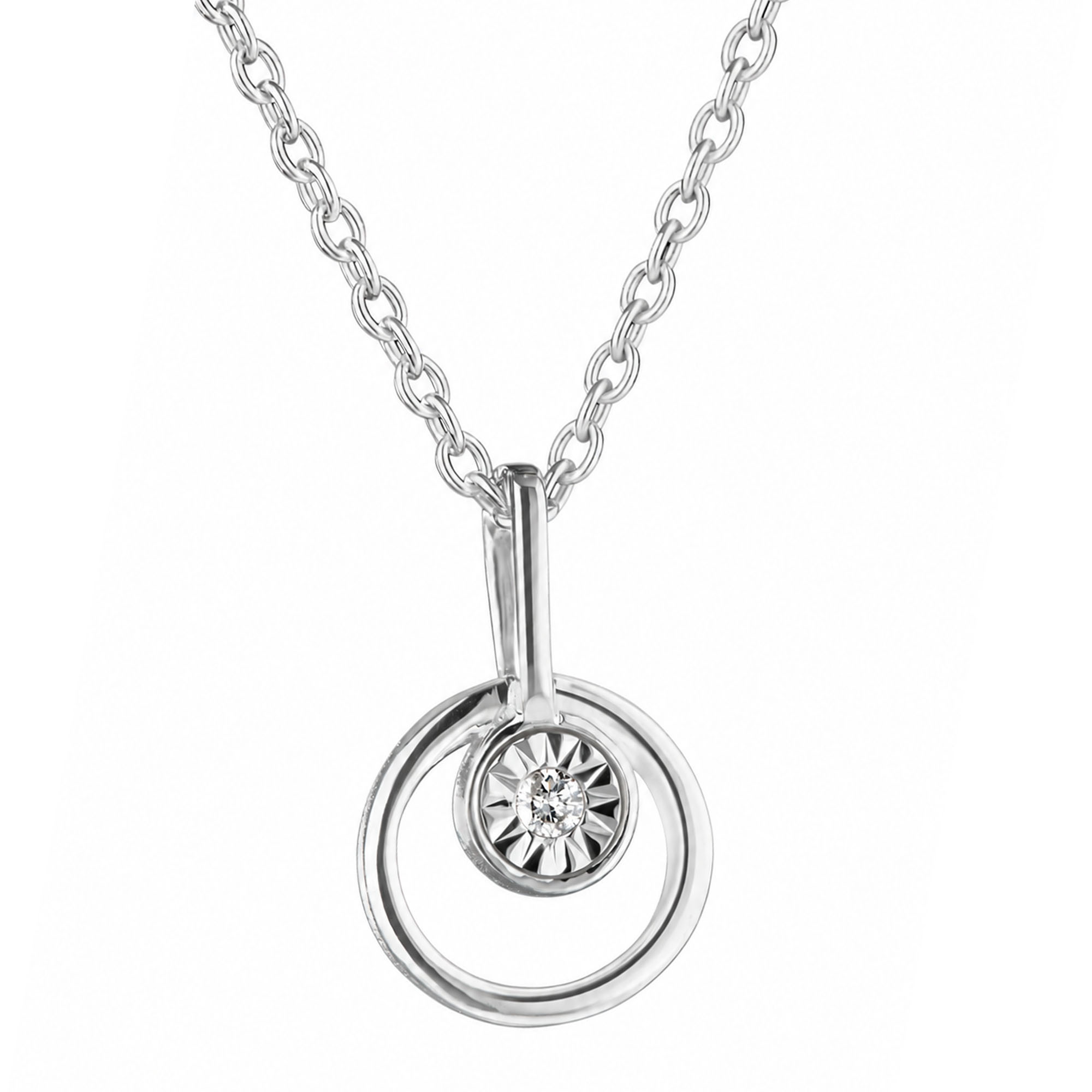 Colgante diamante elegante de Victorio & Lucchino - Aurelya Jewels