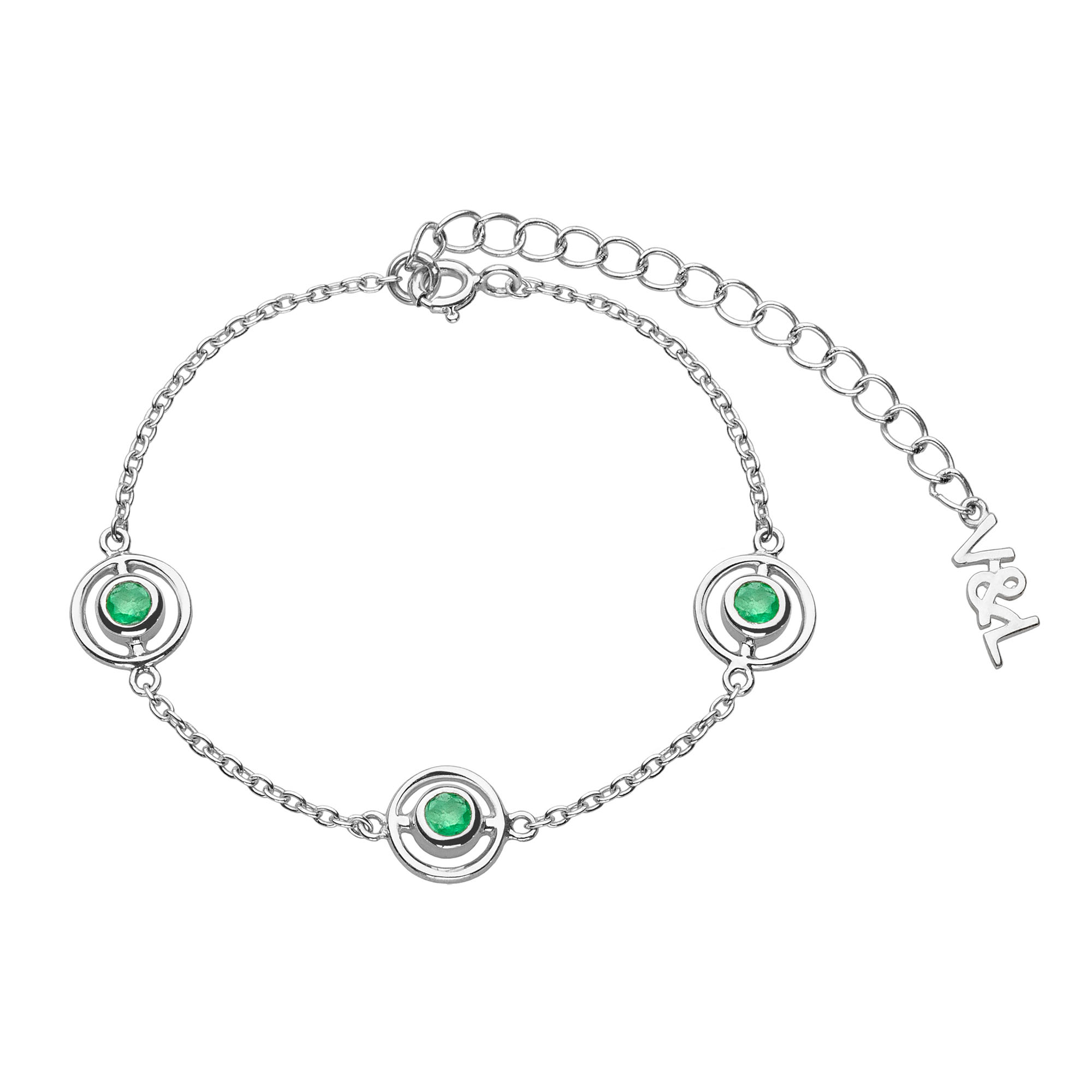 Pulsera Esmeralda de Victorio y Lucchino - Aurelya Jewels